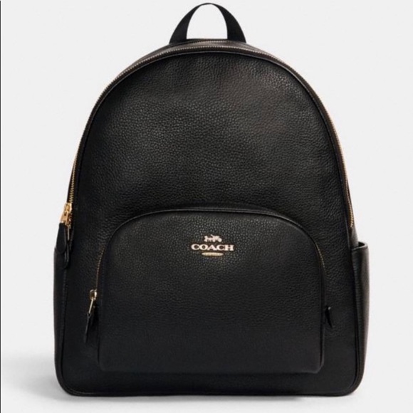 Coach Large Court Backpack in black - Picture 2 of 11